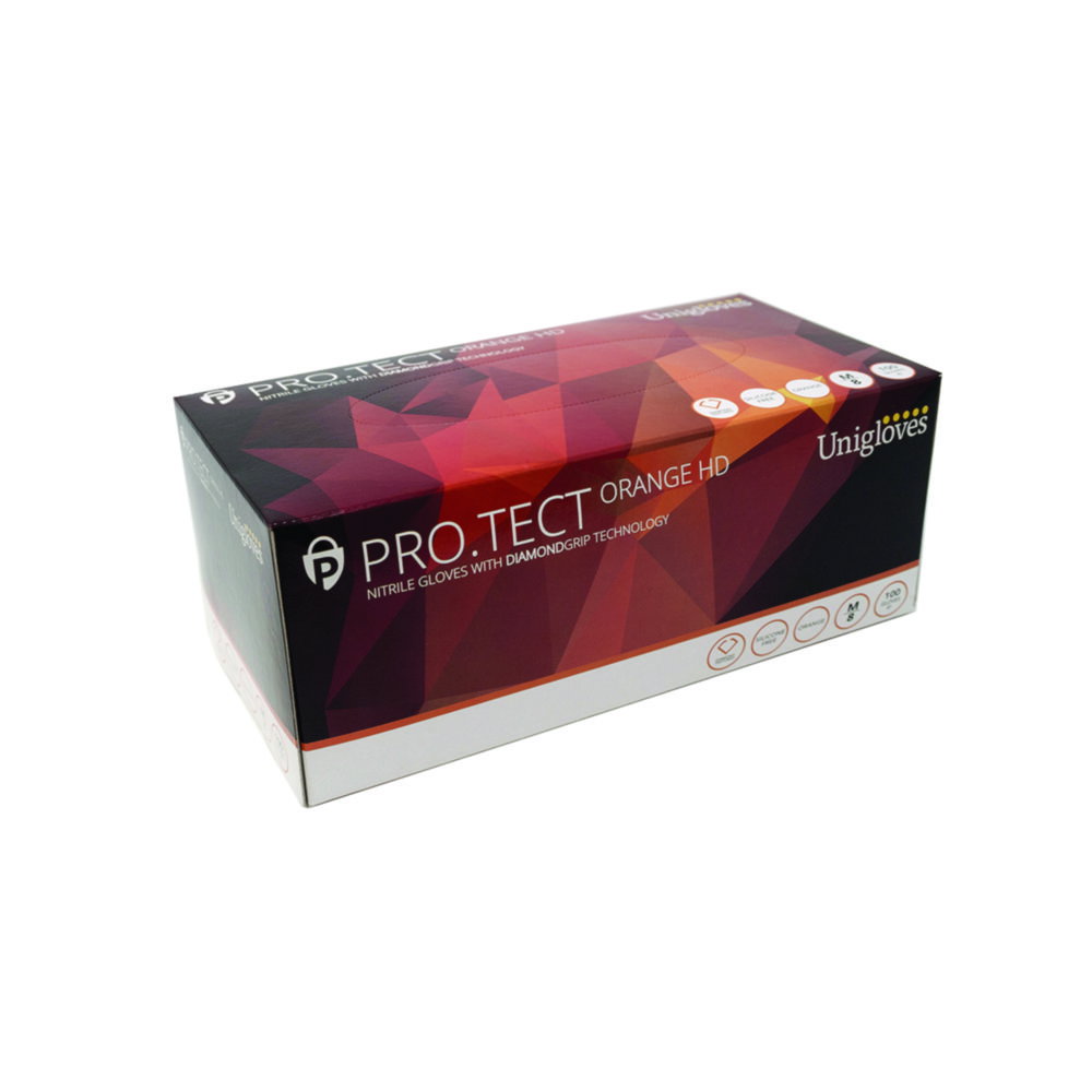 Guanti Monouso PRO.TECT Orange, Nitrile