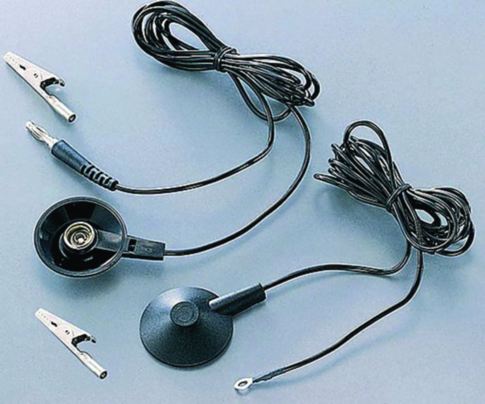 Ground cords for floor mats, banana jack
