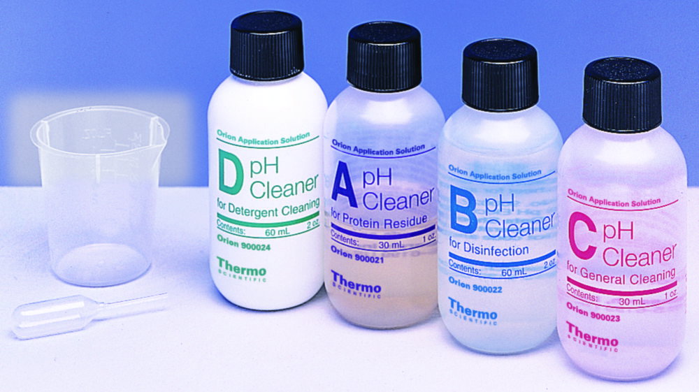 Cleaning solutions for pH electrodes