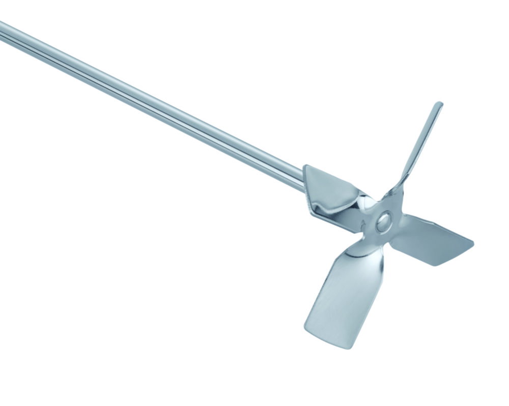 Agitatori a elica, a 4 pale, acciaio inox 1.4571