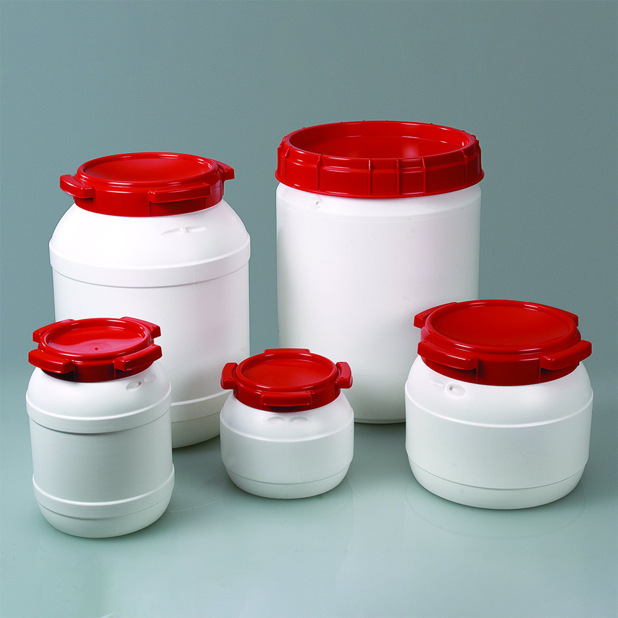 Wide-mouth containers, HDPE