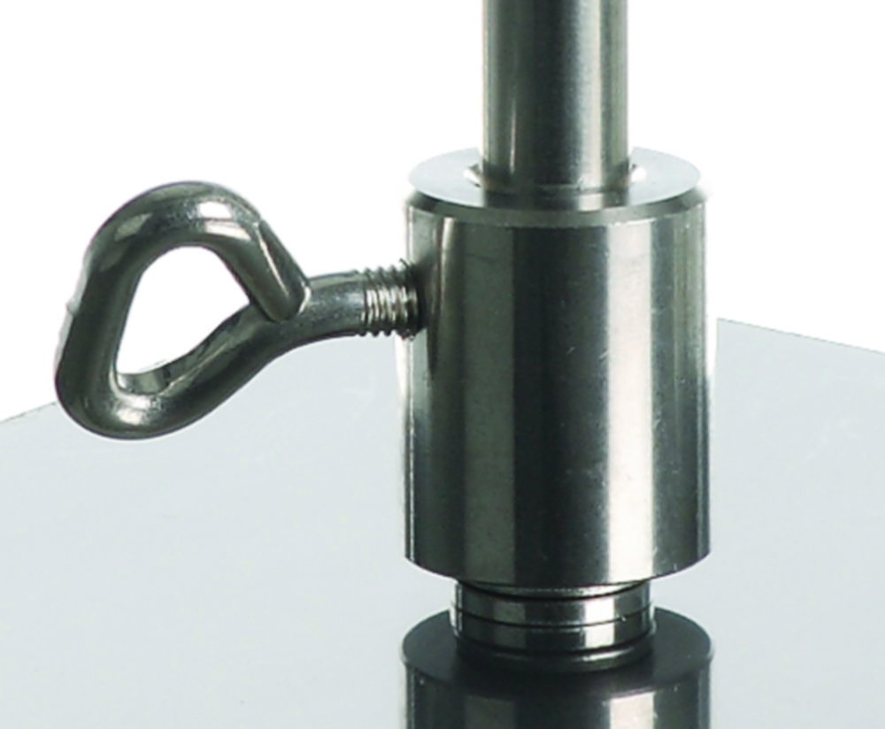 Accoppiamento base stativo/adattatore asta