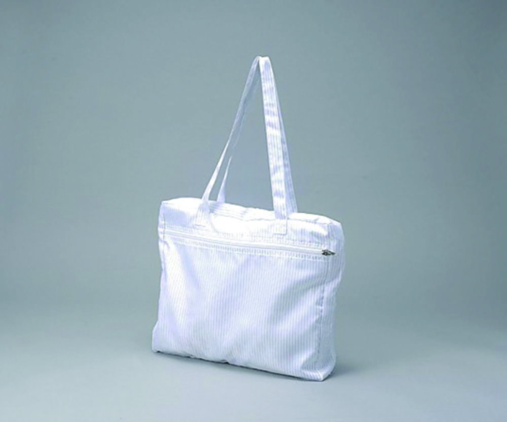 Cleanroom bag, polyester, with handle