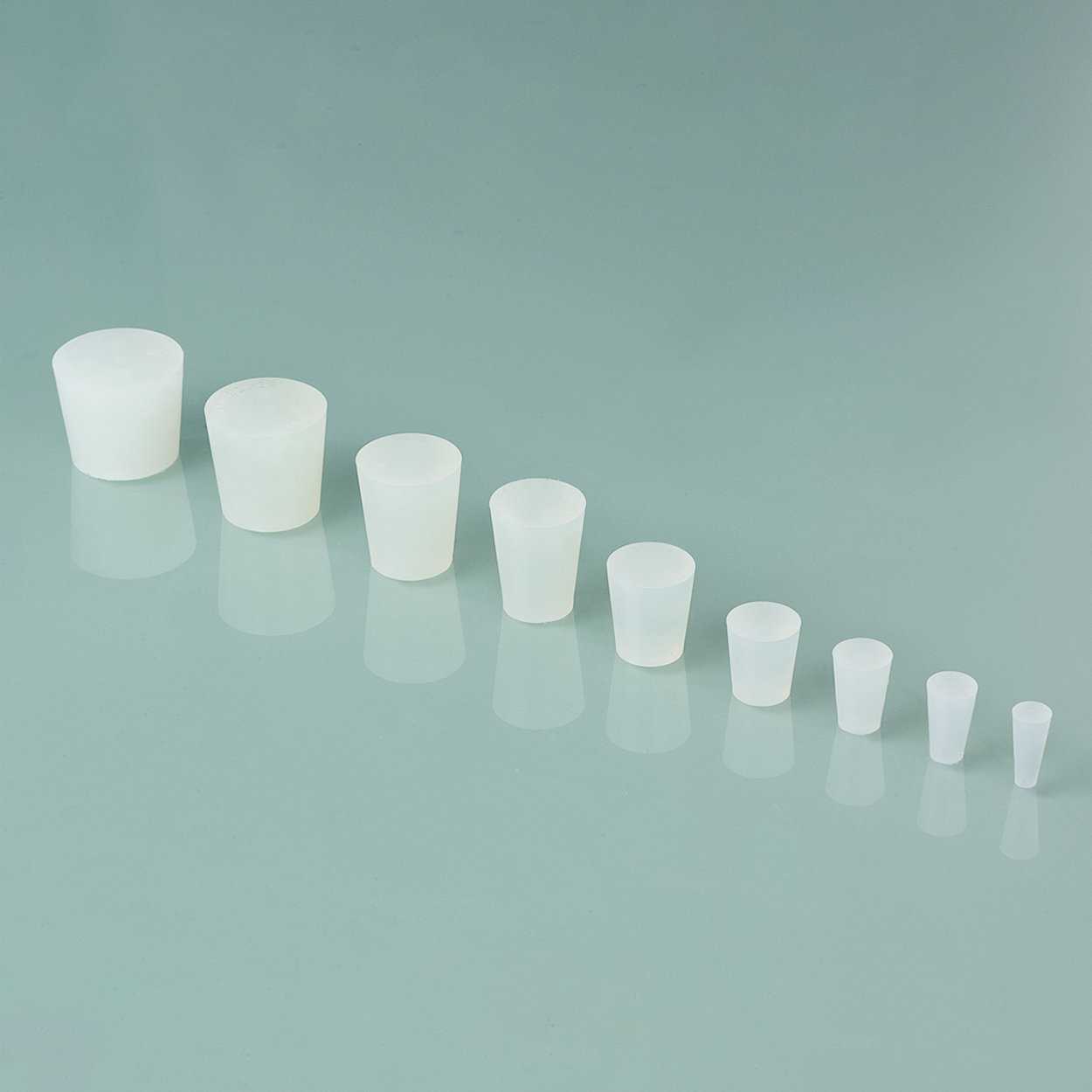 Stoppers, silicone rubber