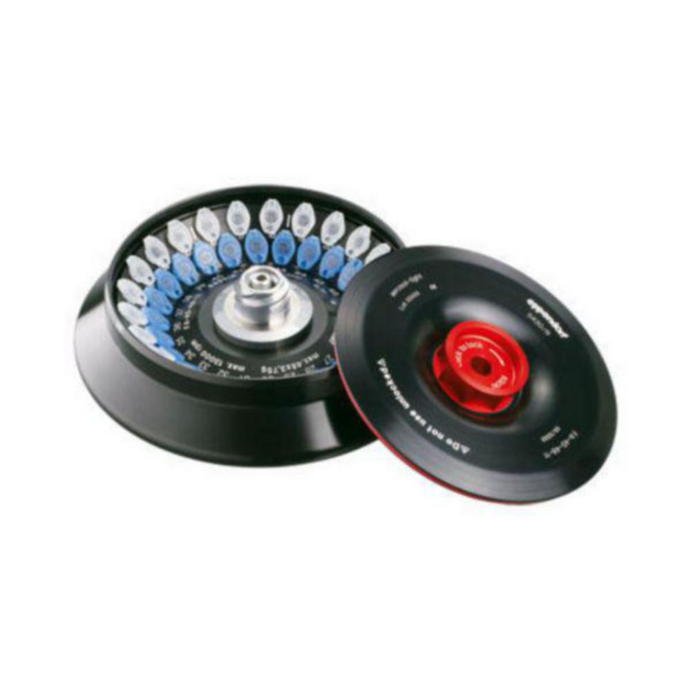 Rotori ad angolo fisso per microcentrifughe 5430/5430 R, incluso il coperchio del rotore QuickLock®