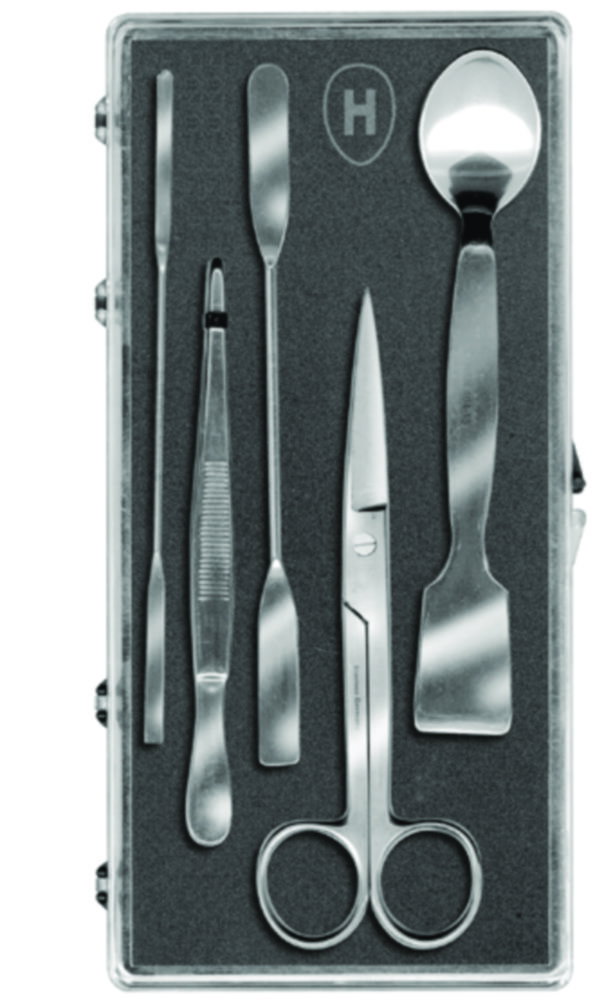 Chemist's small instrument set, 5 pieces