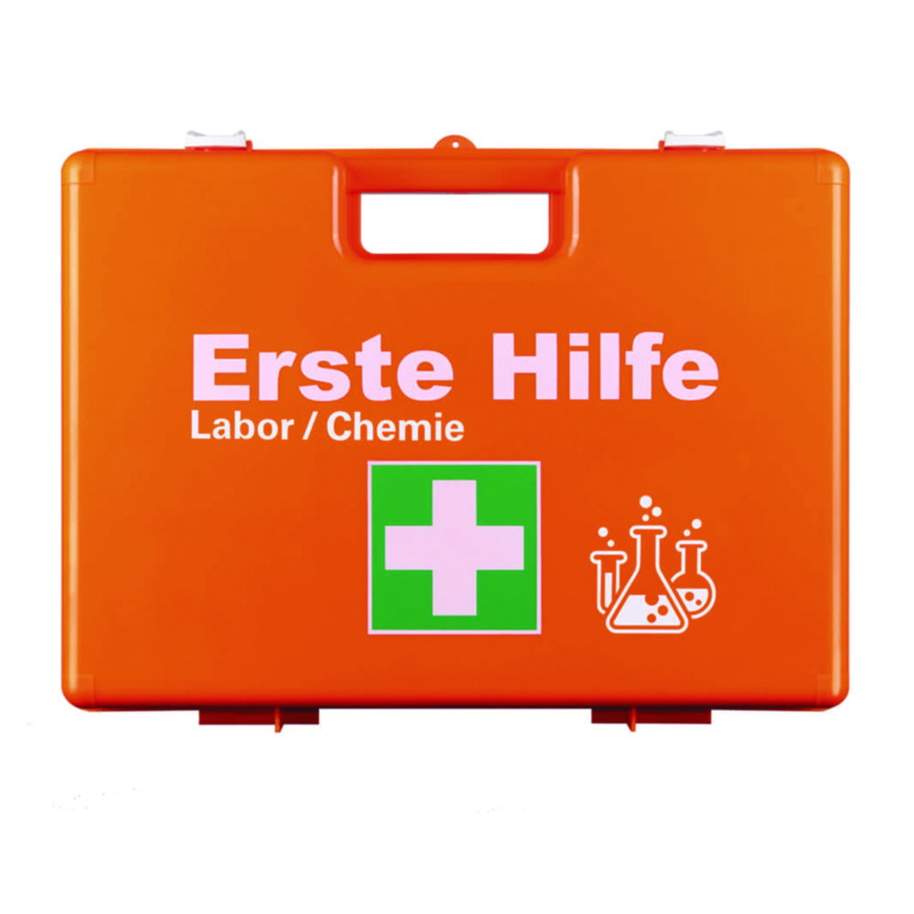 First Aid Kit Special for Laboratories and Chemistry