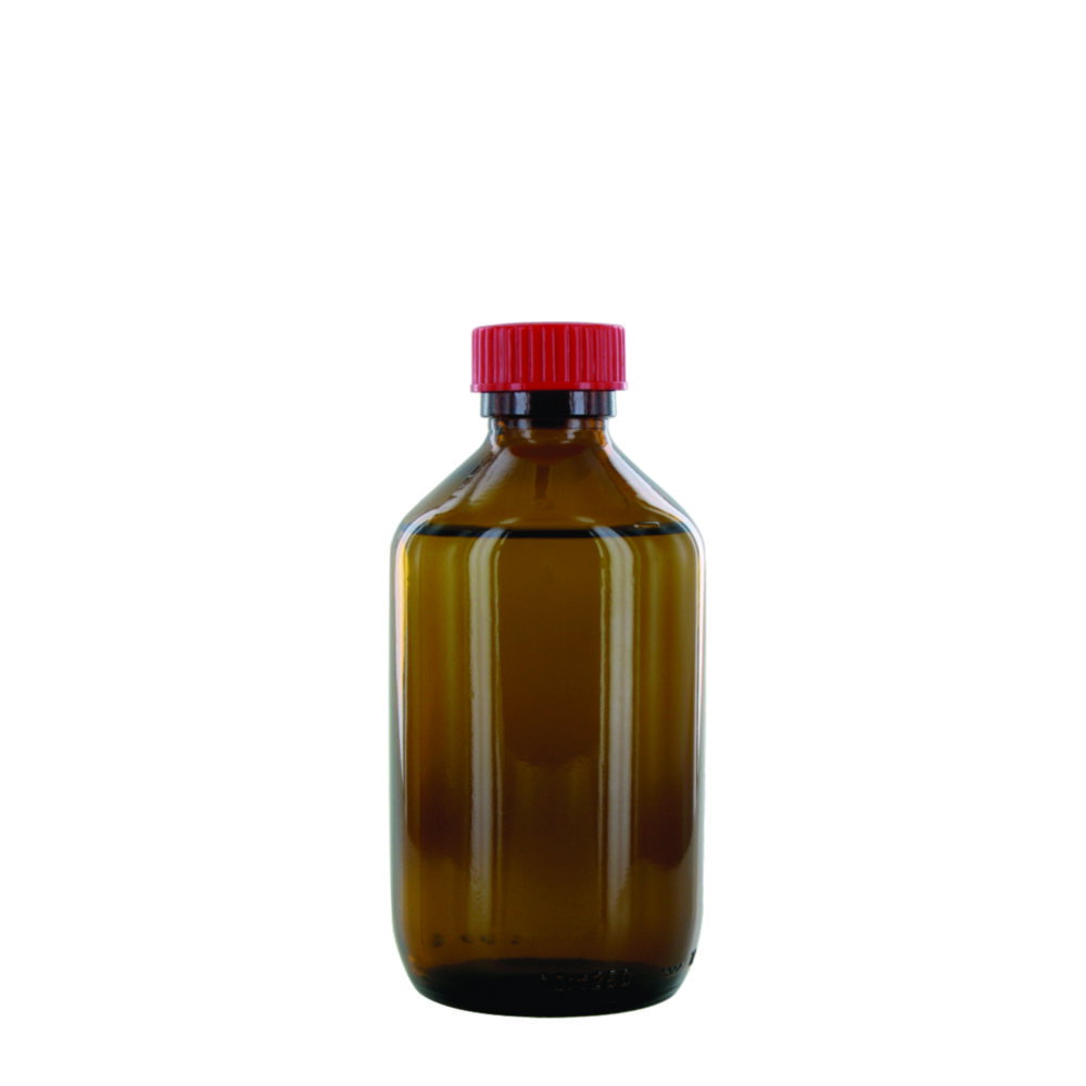 Bottiglie bocca stretta, Vetro ambrato, tappo a vite foderato in PTFE