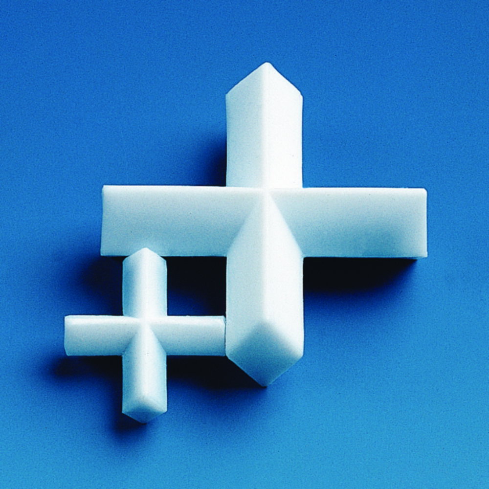 Ancorette magnetiche di agitazione, PTFE, forma a croce
