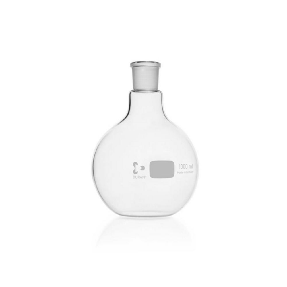 Flat bottom flasks with ground joint, DURAN®