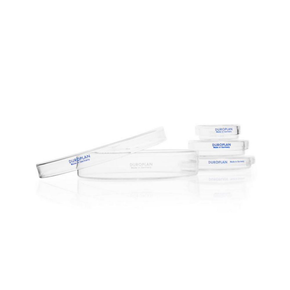 Capsule Petri DUROPLAN®, vetro Borosilicato 3.3