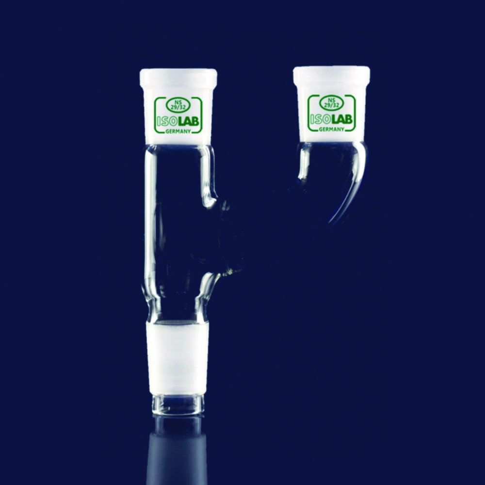 Adattatori multipli, 2 colli, vetro borosilicato 3.3