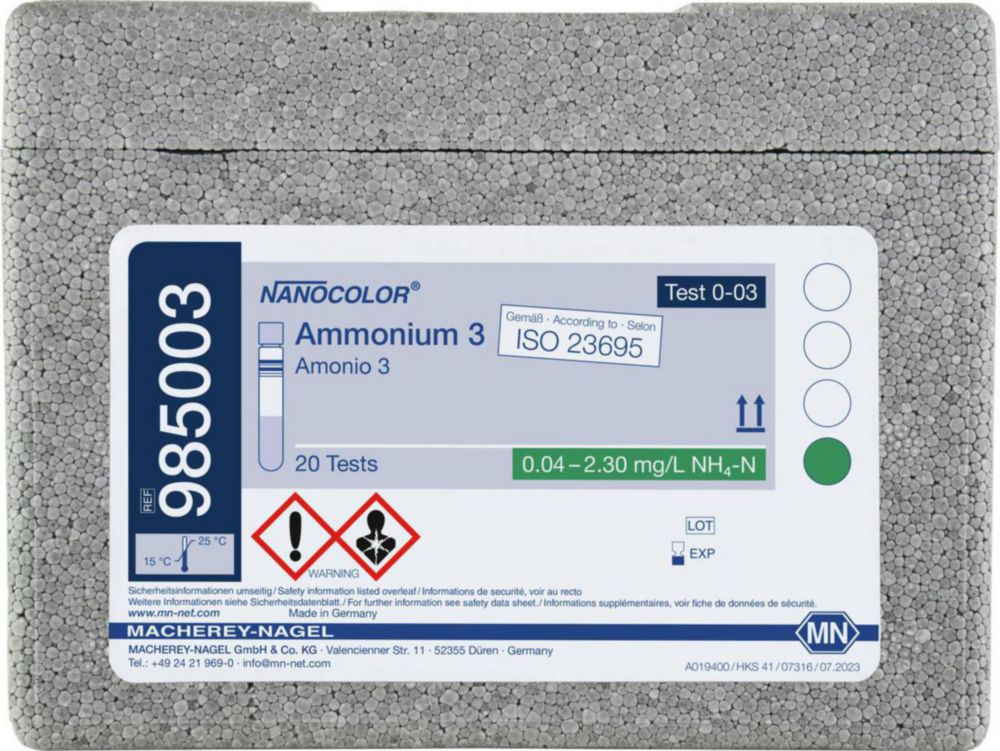 Test in provetta NANOCOLOR® Ammonium