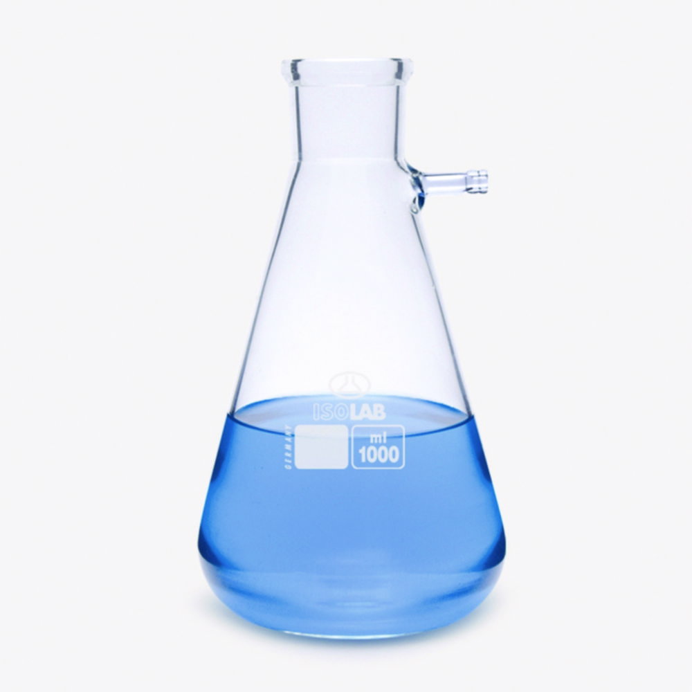 Beuta da vuoto, forma Erlenmeyer, vetro Borosilicato 3.3