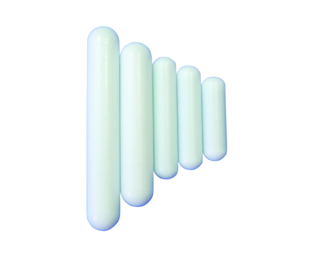 LLG-Magnetic stirring bars, cylindrical, PTFE, eco pack