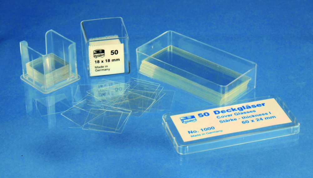 Cover Glasses, rectangular, Borosilicate glass D263® M