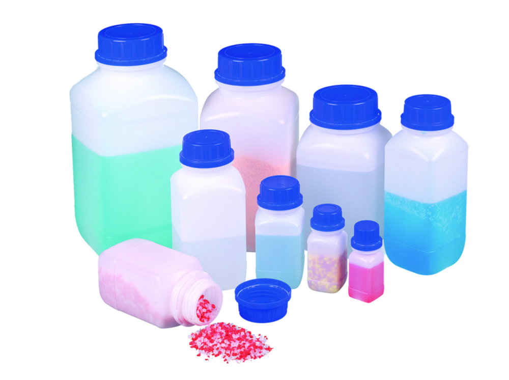 Wide-neck reagent bottle, HDPE