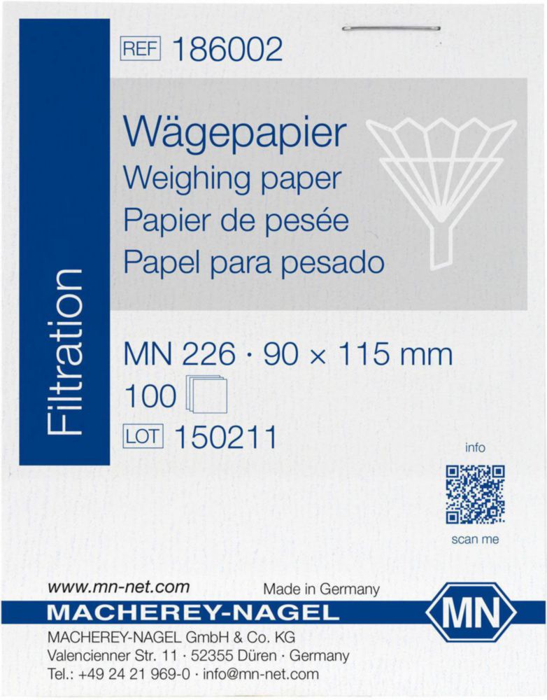 Carta per pesate MN 226
