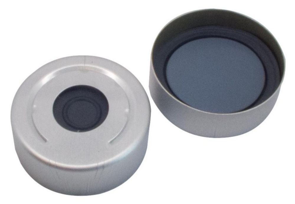 LLG Tappi Headspace ND20 (Rilascio a pressione), Alluminio, pronti assemblati