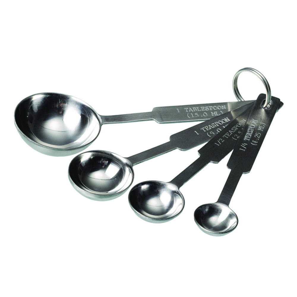 Set di cucchiai per misurazione, acciaio inox