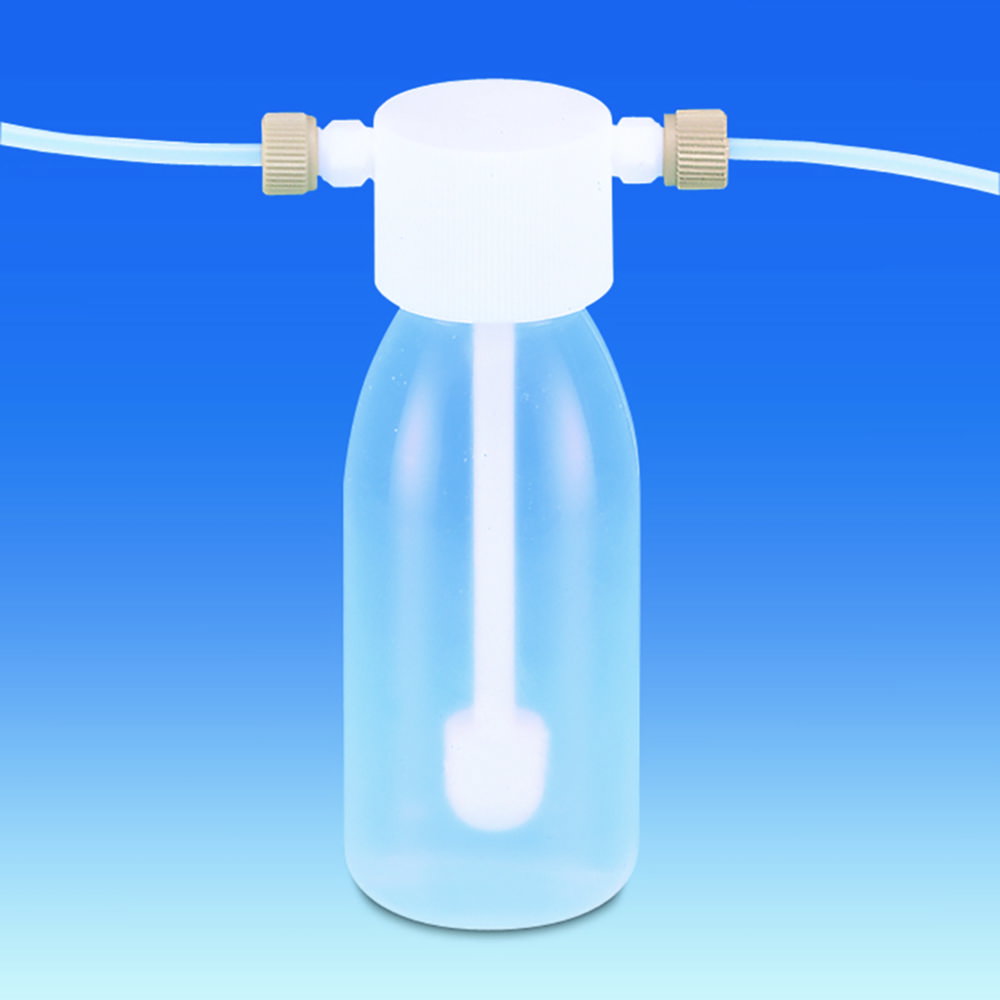 Gas washing bottles, PFA
