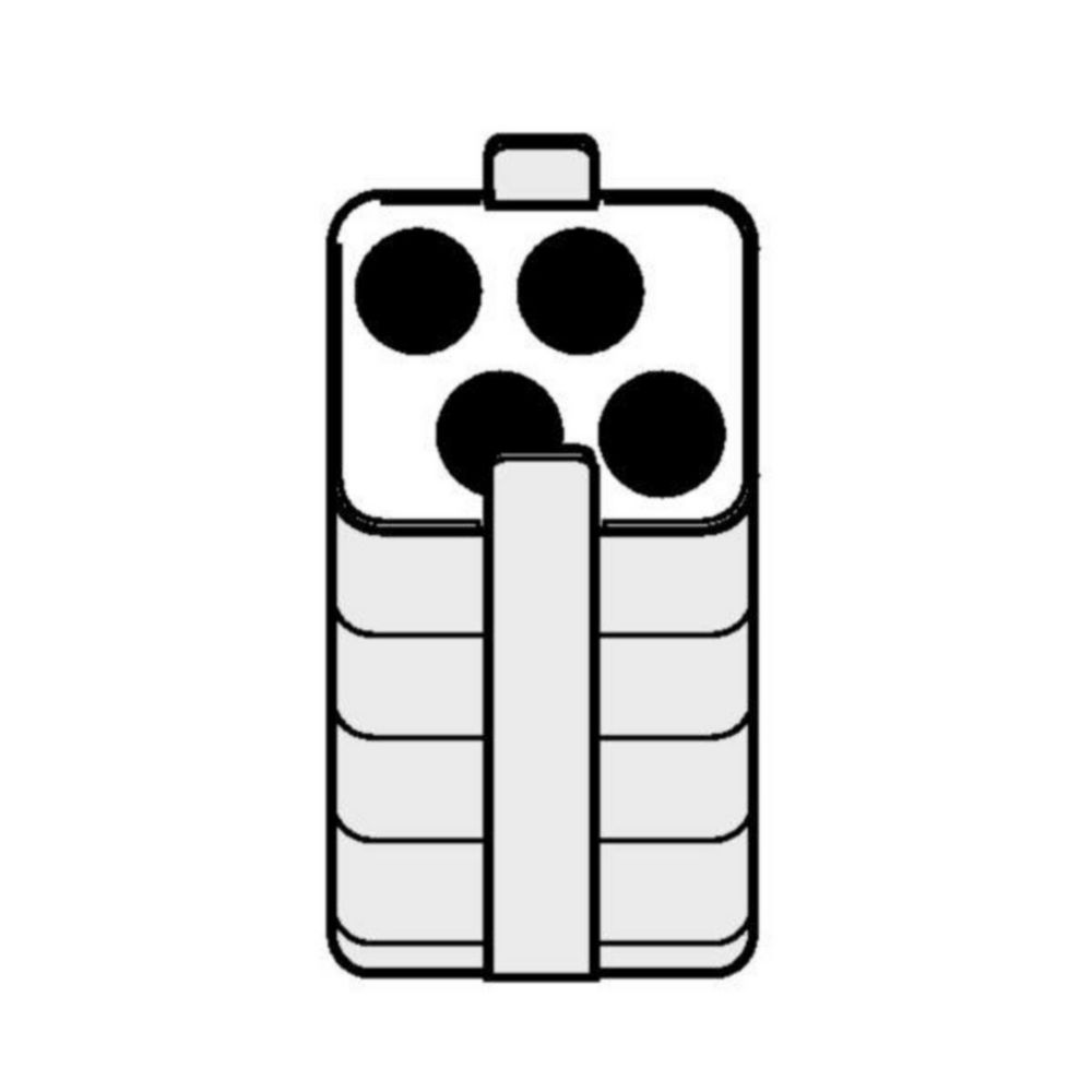 Rotore oscillanteA-4-62 ed accessori | Descrizione: Adattatore per 4 vaschette a fondo tondo da 18 ... 30 ml, per cestello rettangolare da 250 ml