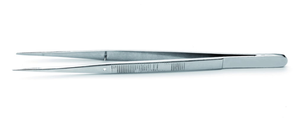 Pinza, acciaio inossidabile, antimagnetica, antiacida, con perno guida