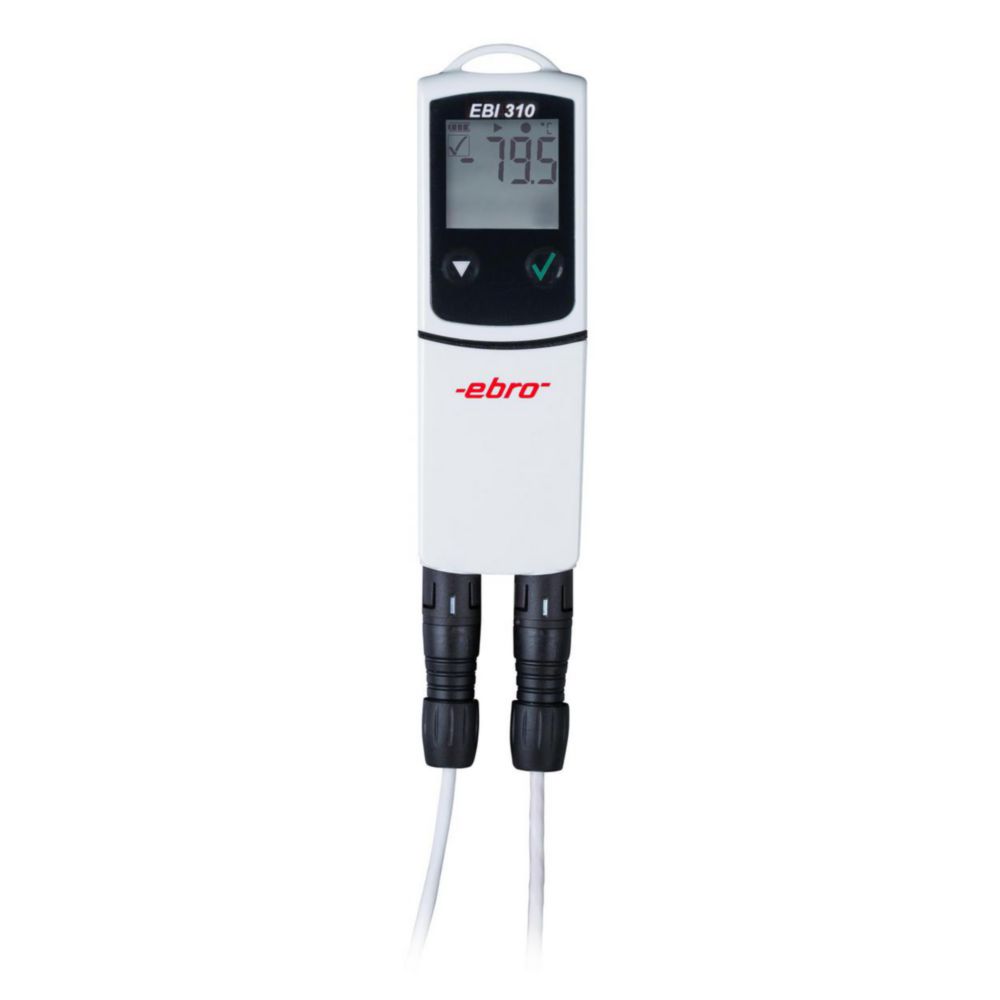 High precision PDF data logger EBI 310 TX, with temperature dual adapter TPX 310