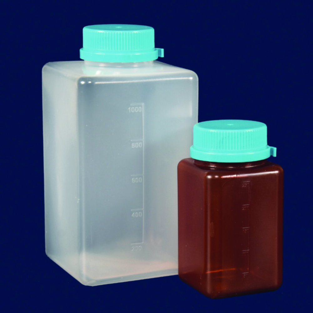 Bottiglie per campioni d'acqua, PP, con tiosolfato di sodio, sfuse, trasparenti