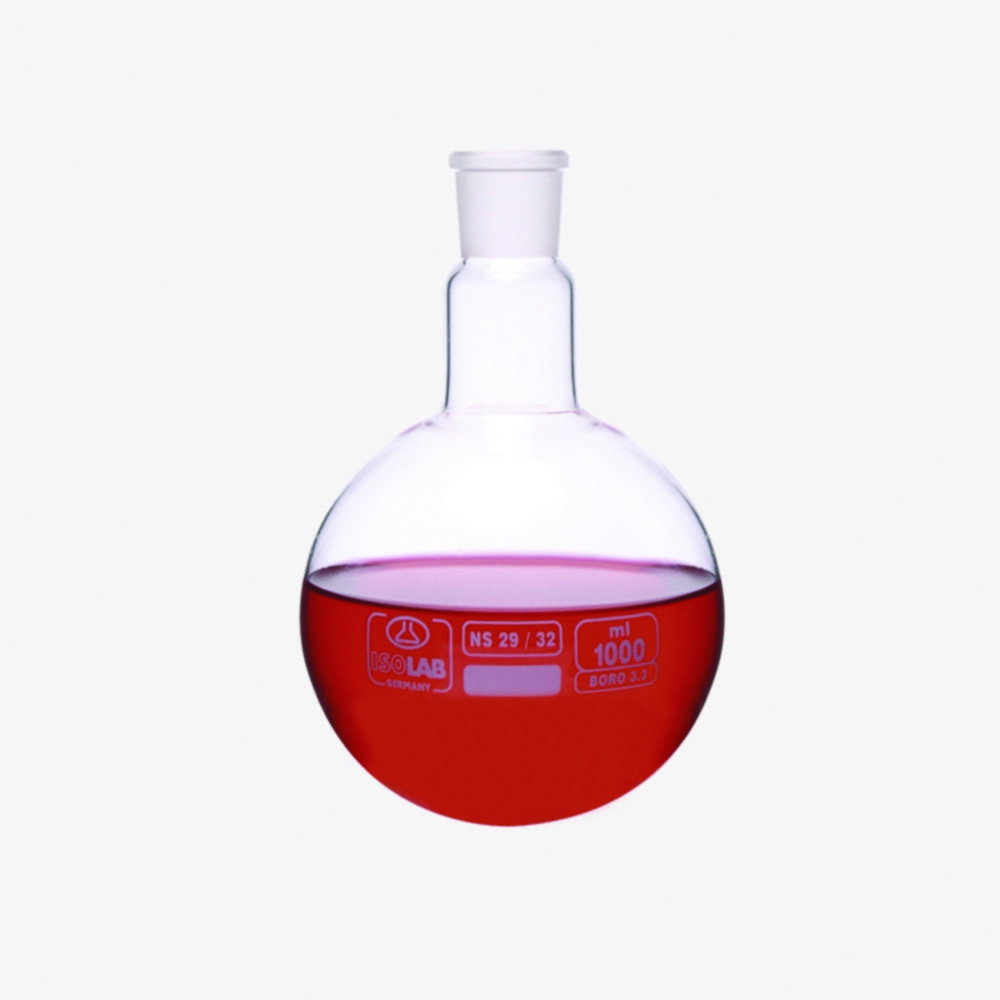 Palloni a fondo tondo, vetro borosilicato 3.3