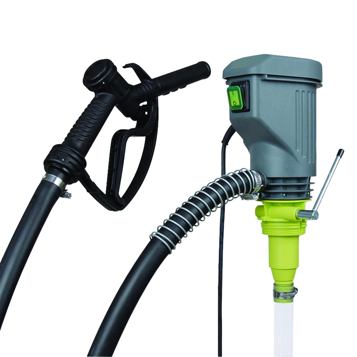 Electric barrel pump Petro, with standard filling nozzle