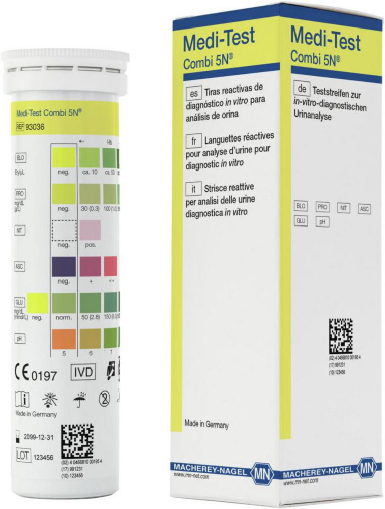 Strisce Test per analisi Urine MEDI-TEST Combi