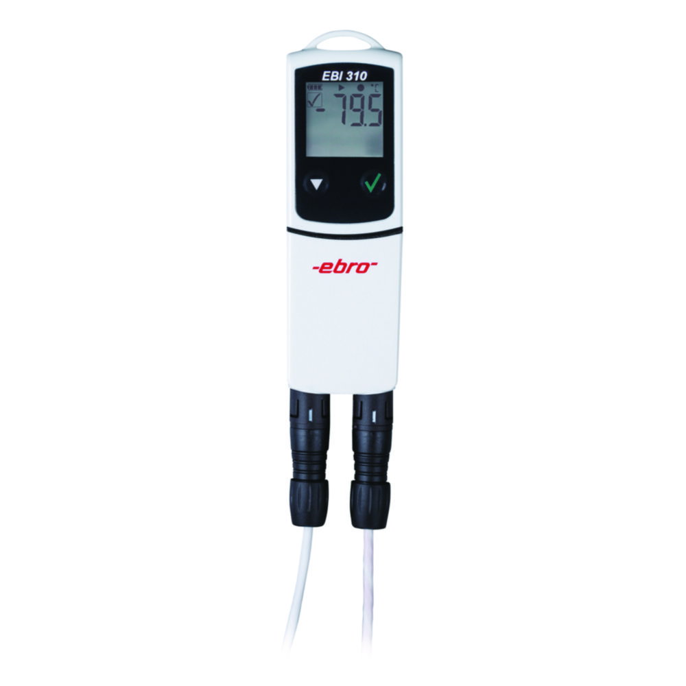 High precision PDF data logger EBI 310 TX, with temperature dual adapter TPX 310