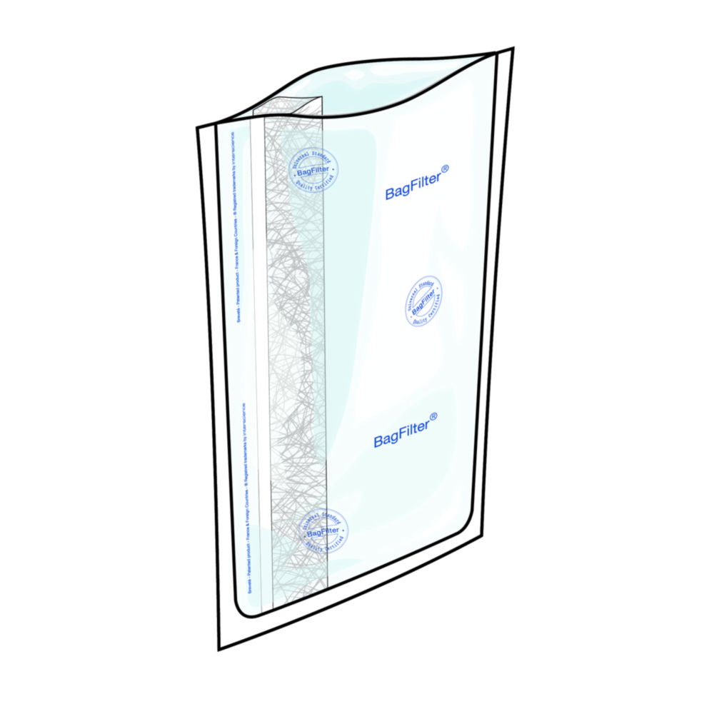 Blender bags with lateral filter BagSystem® BagFilter® P