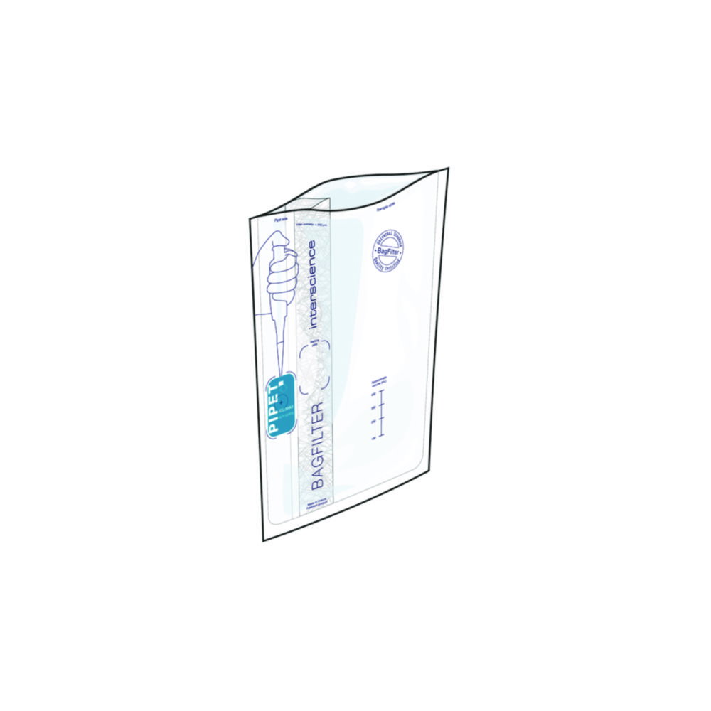 Blender bags with lateral filter BagSystem® BagFilter® Pipet