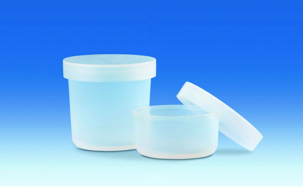 Evaporating Dish PFA, with snap-on lid, PE