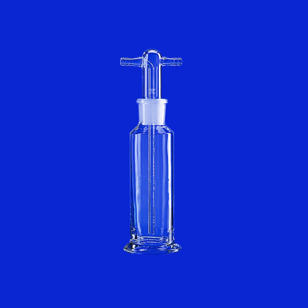 Gas washing bottles acc. to Drechsel, without Filter