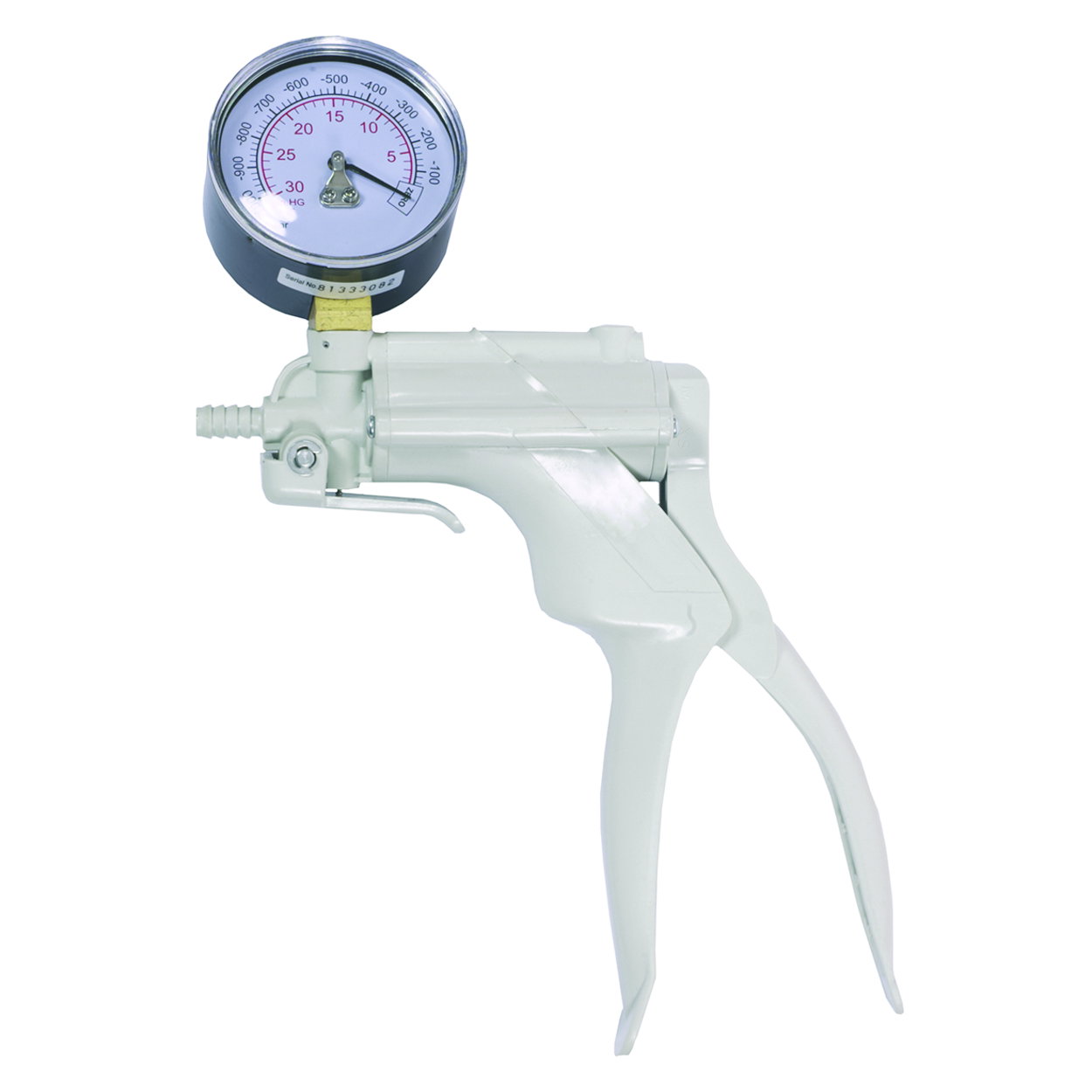 Vacuum pump VacuMan, PVC, with gauge