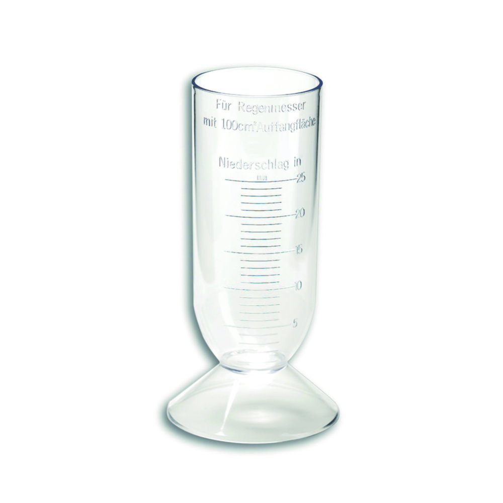 Graduated cylinder lining for rain gauge according to Prof. Hellmann, plastic