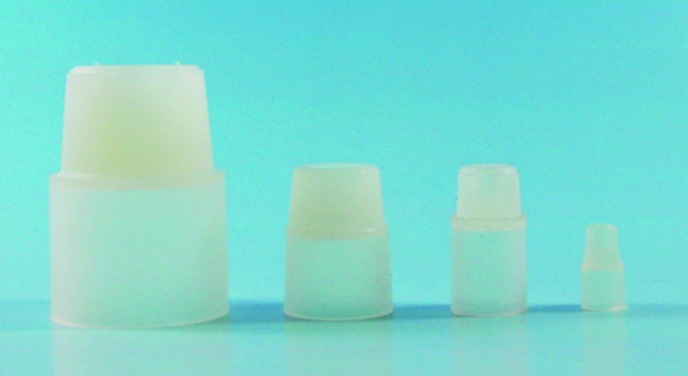 Tappi, silicone, con flangia girevole