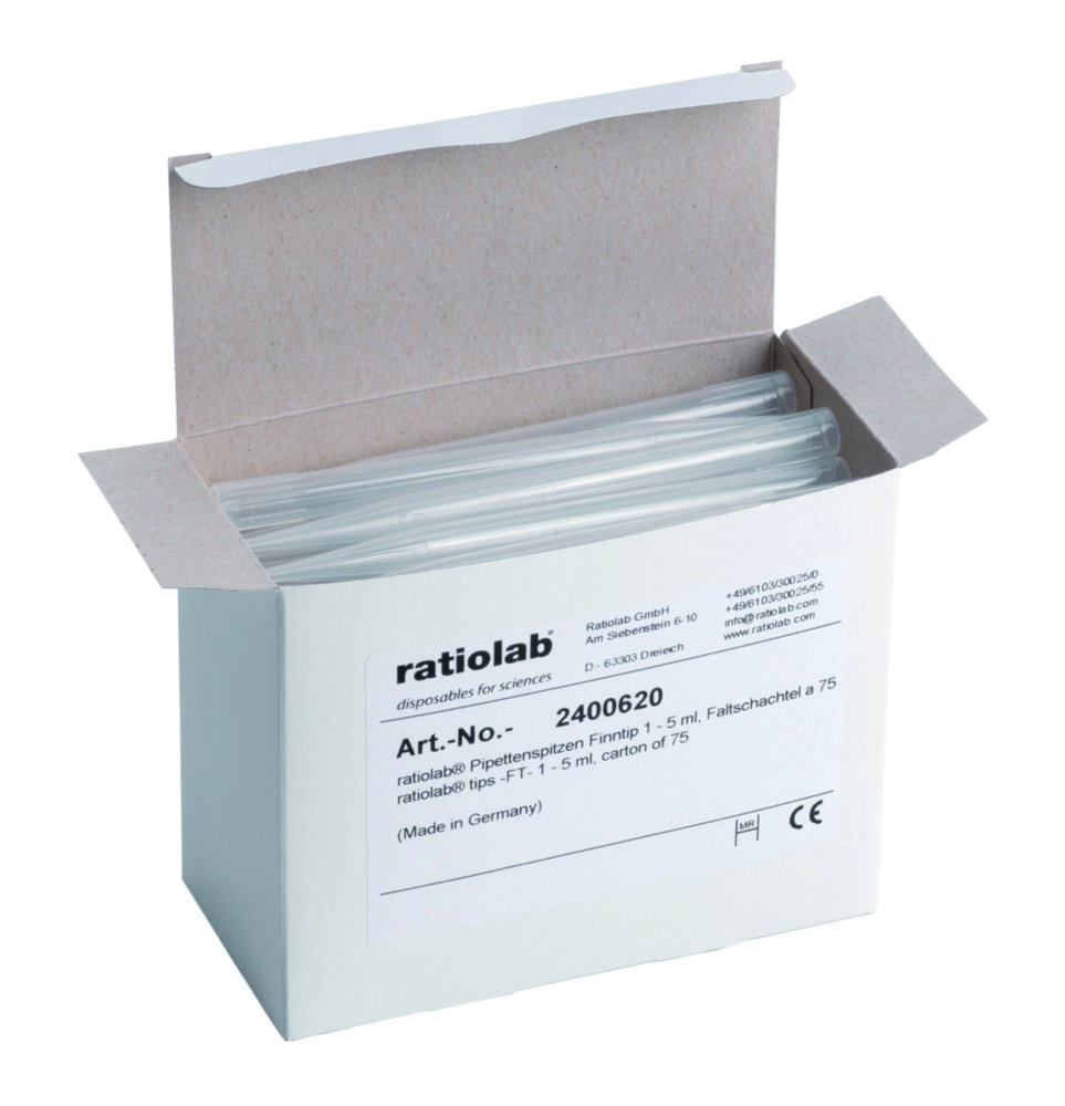 Puntali per pipette, non sterile