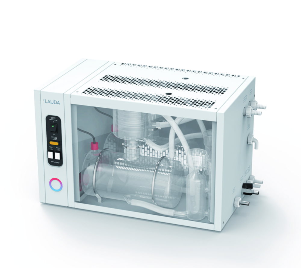 Water distillers Puridest, single-stage, glass