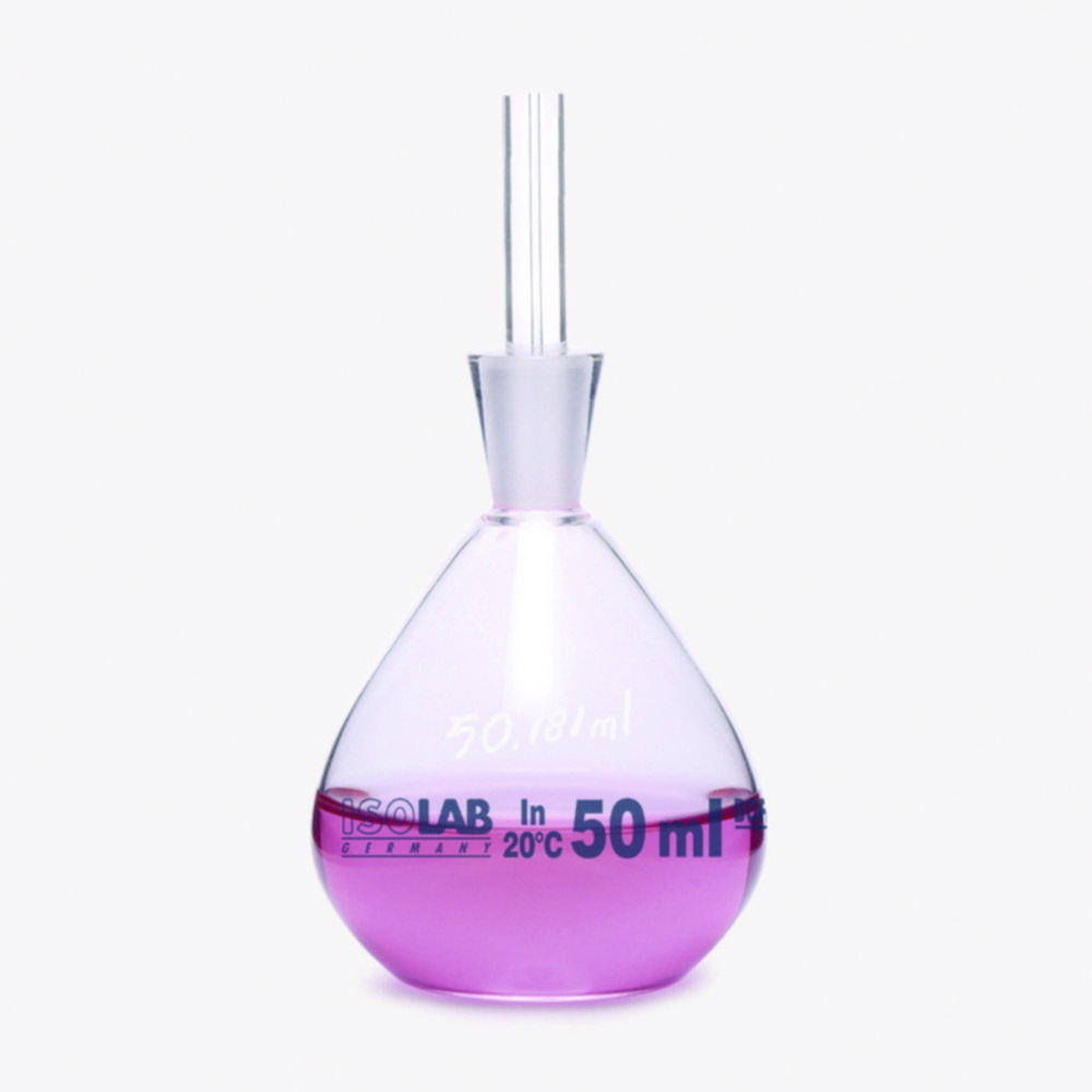 Pycnometers, Borosilicate glass 3.3., calibrated