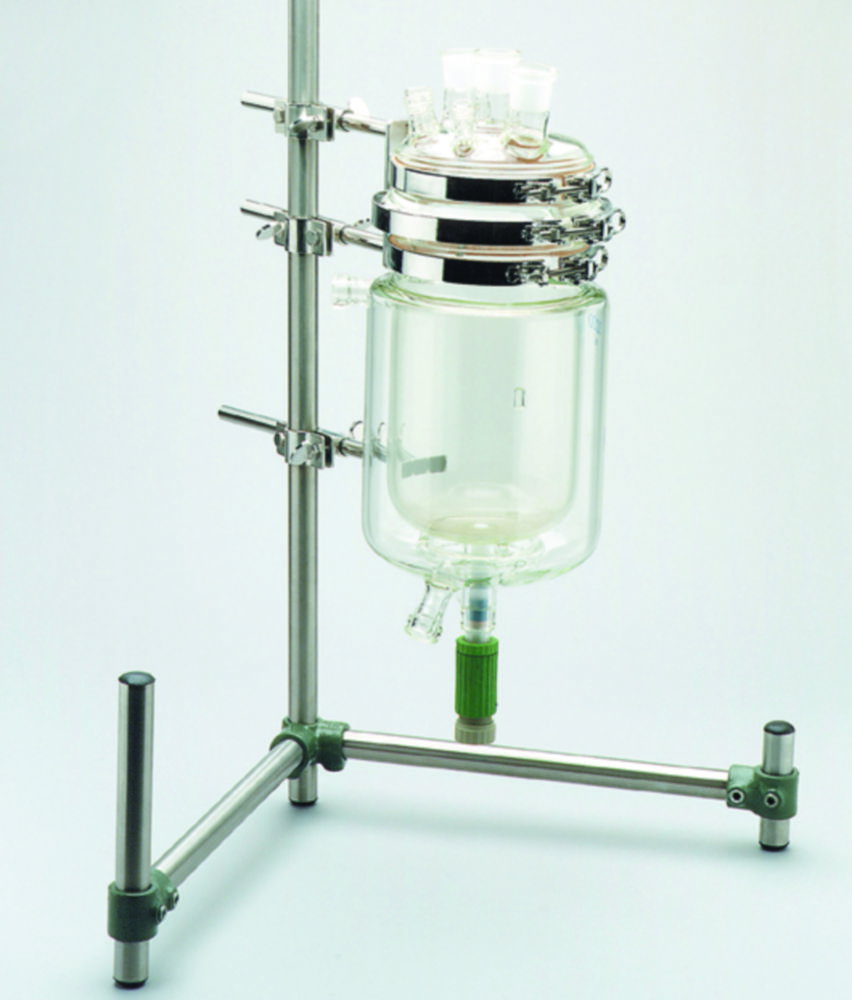 PF - laboratory-flange triple clamp, 18/10 stainless steel
