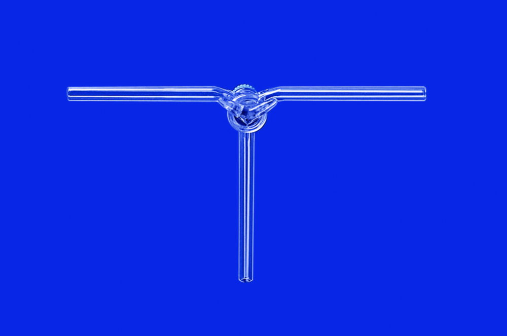 Three-way stopcocks acc. to Czako, borosilicate glass 3.3