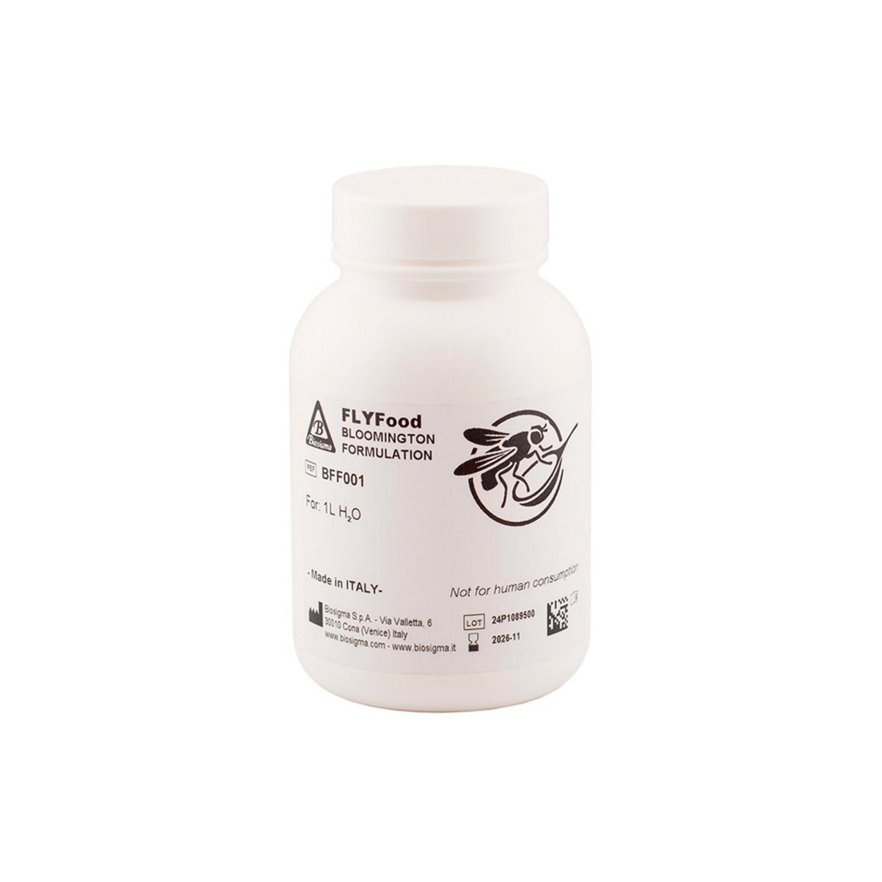 Alimento per Drosophila melanogaster, FLYFood, in polvere