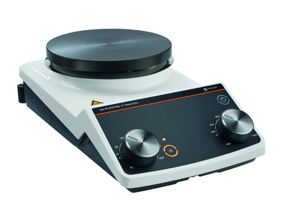 Agitatori magnetici con piastra riscaldante Hei-PLATE Mix'n'Heat Core