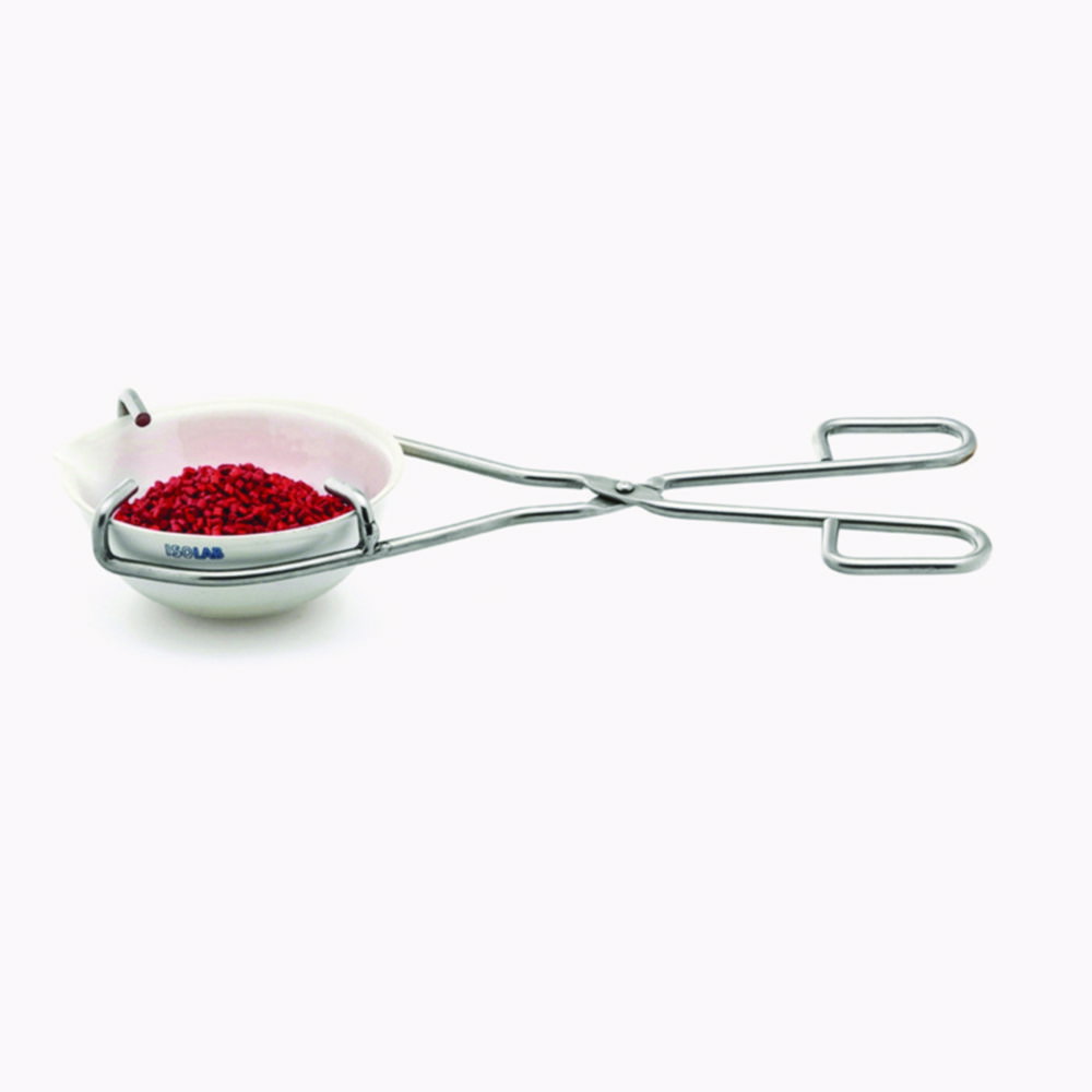 Basin tongs, chromated steel