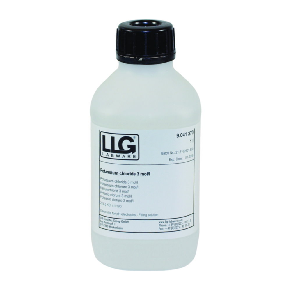 Soluzioni elettrolitiche LLG, KCl