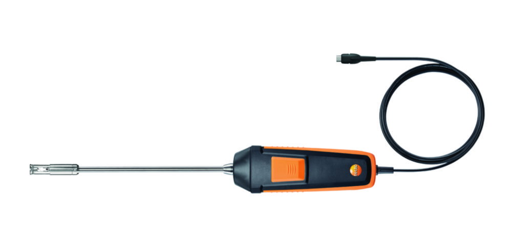 Fume cupboard probe for climate measuring instrument testo 440, wired